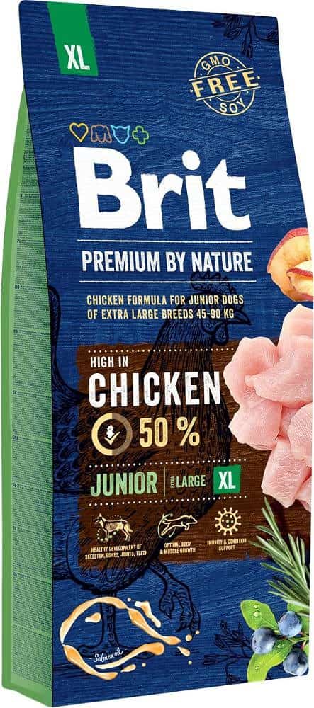 BRIT PREMIUM BY NATURE Junior XL- sucha karma dla szczeniąt ras dużych - 15 kg