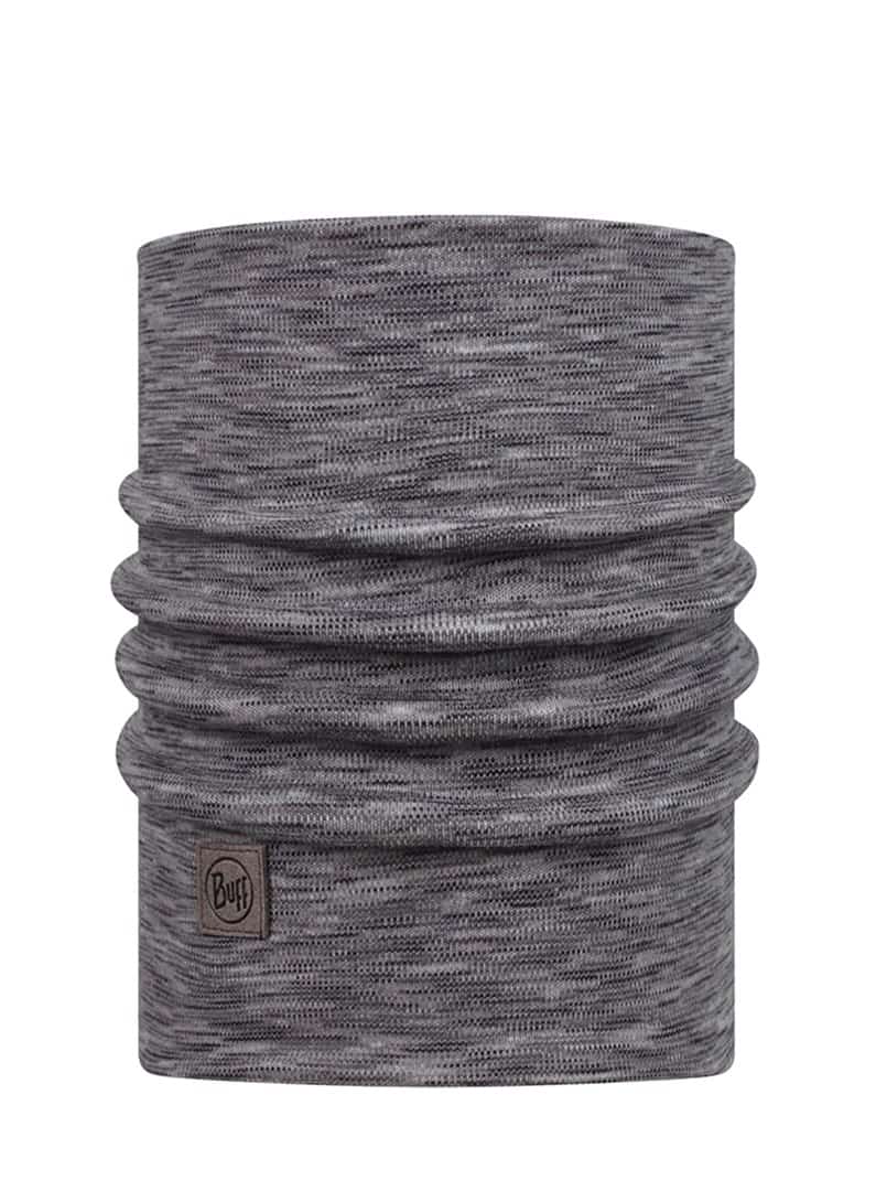 Chusta wielofunkcyjna Buff Merino Heavyweight, multistripes fog grey