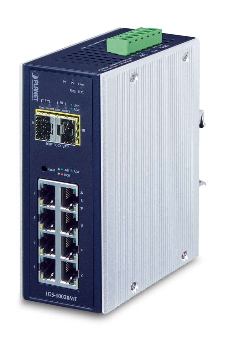 Switch przemysłowy Planet IGS-10020MT 10p Managed