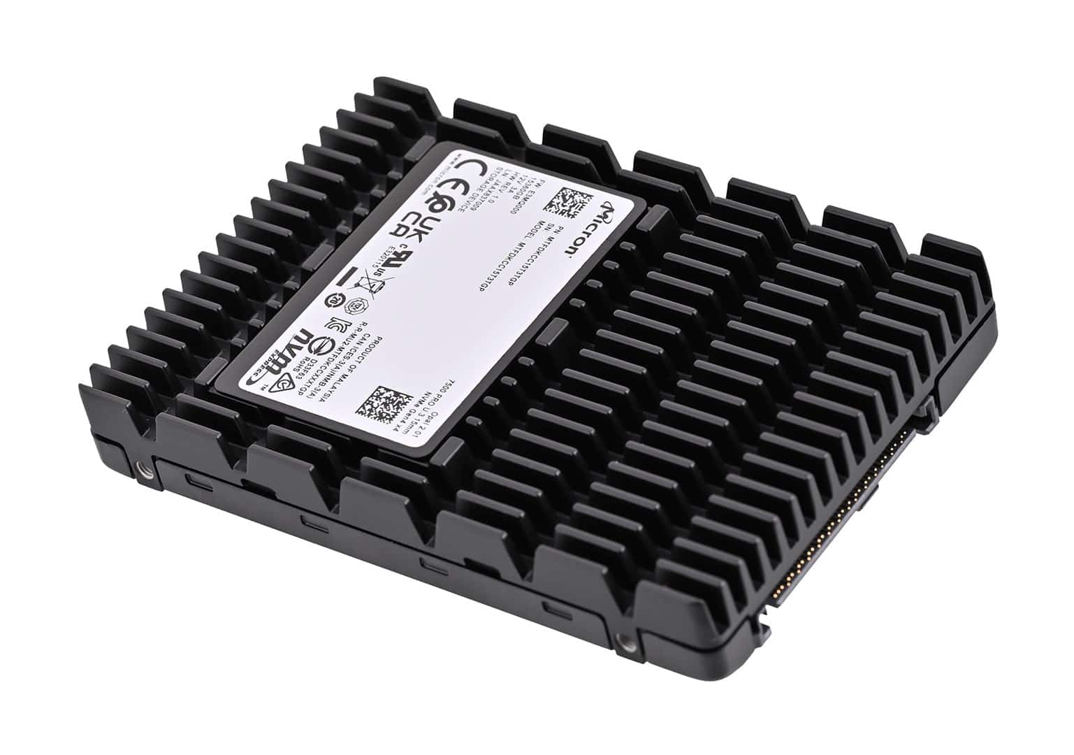 Dysk SSD Micron 7500 PRO 15.36TB U.3 (15mm) NVMe Gen4 MTFDKCC15T3TGP-1BK1DABYYR (DWPD 1) TCG