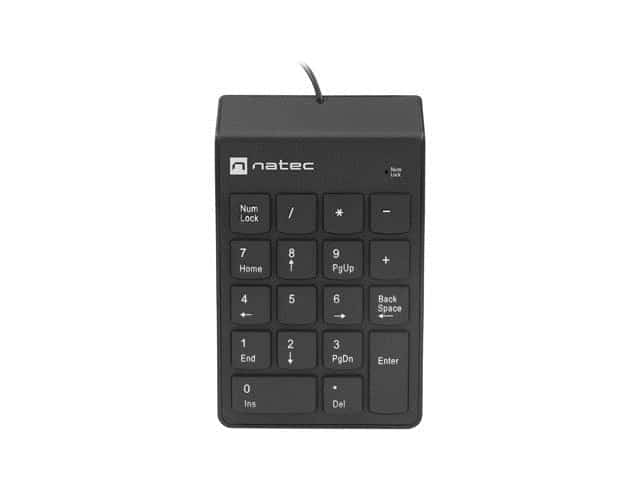 NATEC KLAWIATURA NUMERYCZNA GOBY 2 USB CZARNA