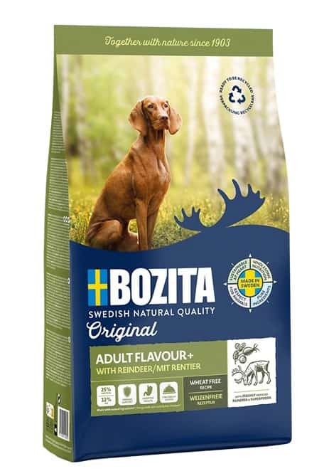 Bozita Original Adult Flavour Plus z Reniferem  - sucha karma dla psa - 12 kg