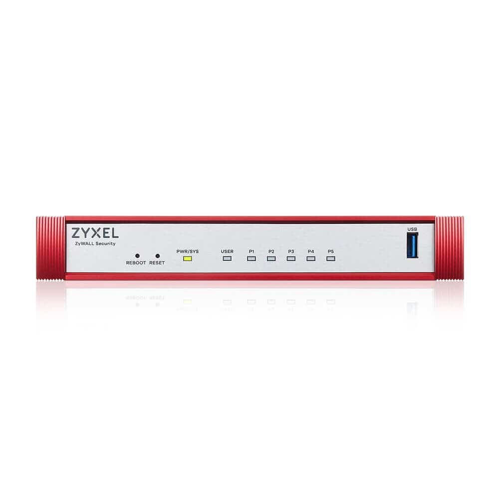 Firewall Zyxel USGFLEX50H Gold bundle (+1 YR Gold Security Pack) 5xWAN/LAN SPI Firewall: 2000 Mbps Max. IPSec VPN: 20