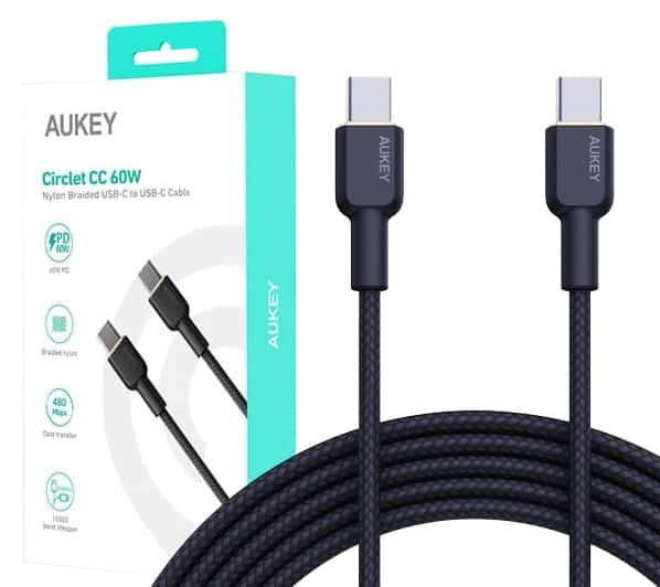 AUKEY CB-NCC2 Kabel USB-C 1,8m 60W