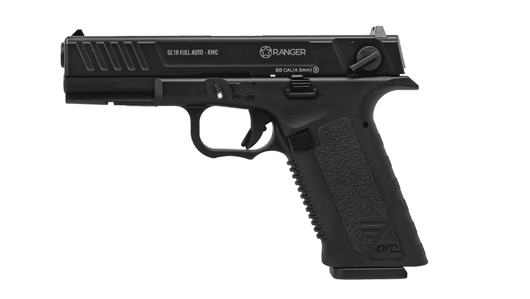 Pistolet wiatrówka RANGER GL18 FULL AUTO BLOWBACK 4,5BBs