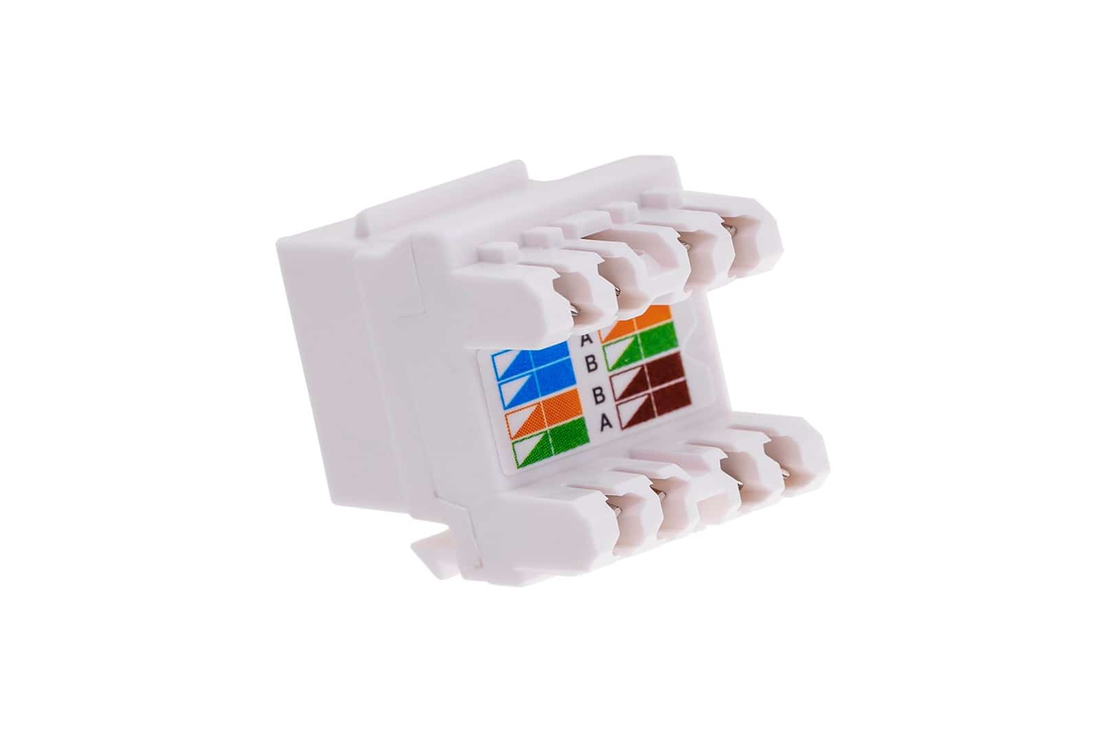 Q-LANTEC Moduł keystone RJ45 UTP kat.5e