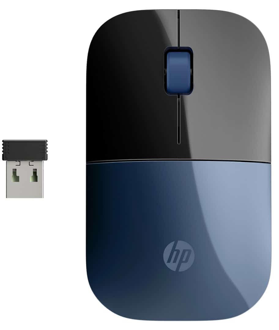 Mysz HP Z3700 Wireless Mouse Blue - bezprzewodowa