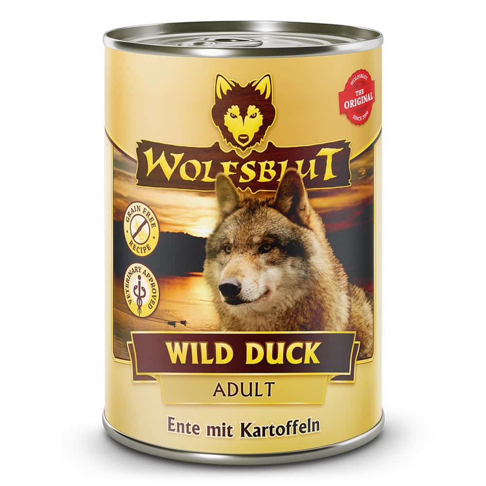 WOLFSBLUT Wild Duck Adult duck with potatos 395g