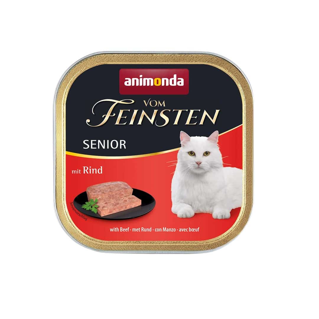 ANIMONDA Vom Feinsten Senior Cat smak: wołowina 100g