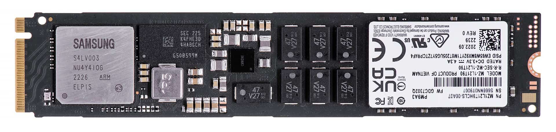Dysk SSD Samsung PM9A3 1.92TB M.2 NVMe Gen4