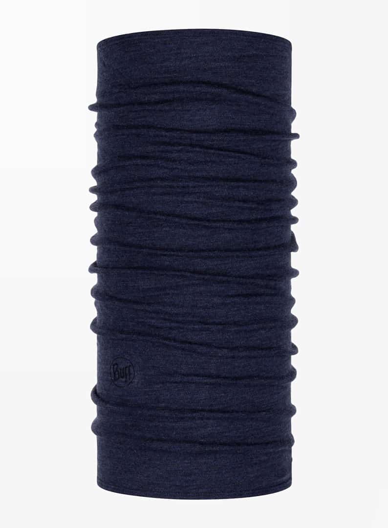Chusta wielofunkcyjna Buff Merino Midweight, melange night blue