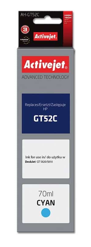 Activejet AH-GT52C Buteleczka z tuszem 70ml Niebieski