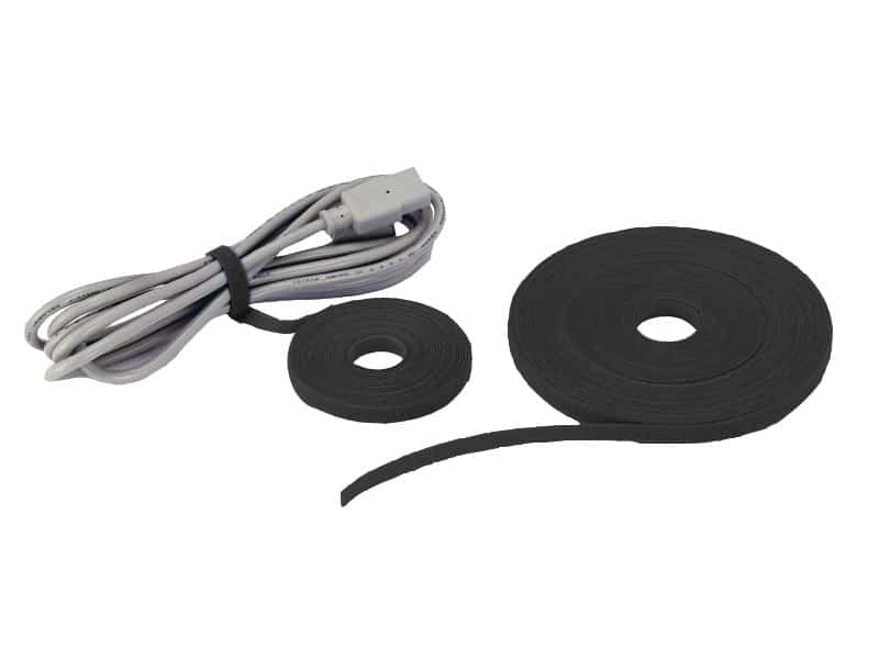 ALANTEC Opaska rzepowa 9mm, 5m, czarna