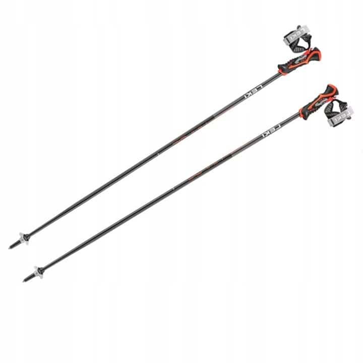 Kije narciarskie LEKI Airfoil 3D 125cm, black/red