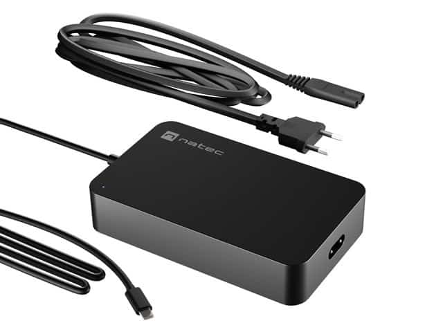 NATEC ZASILACZ GRAYLING NZU-2035 90W DO SMARTFONÓW I LAPTOPÓW