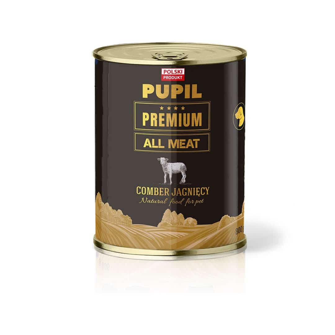 PUPIL PREMIUM Gold Comber jagnięcy karma psa 800g
