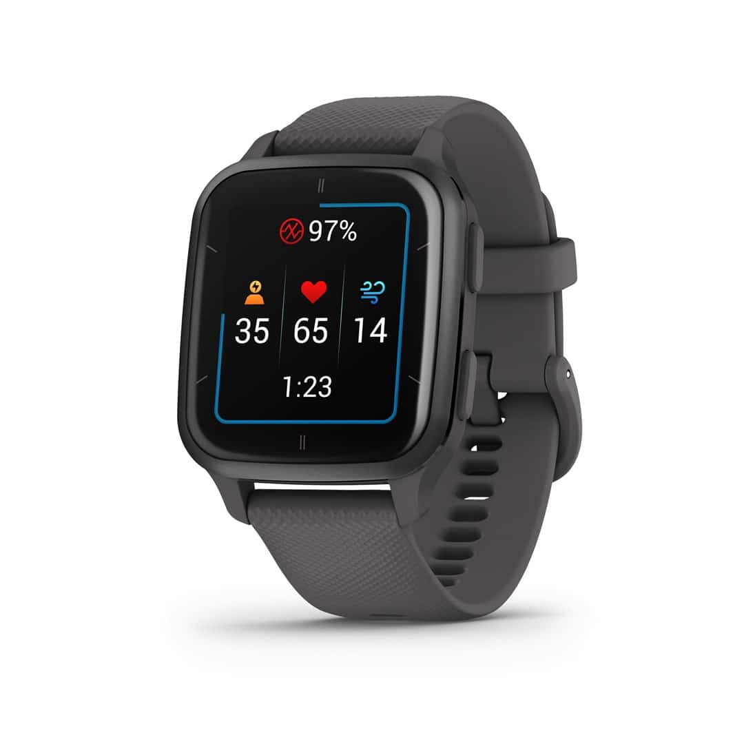Zegarek Garmin Venu Sq 2, 40mm AMOLED Shadow Grey