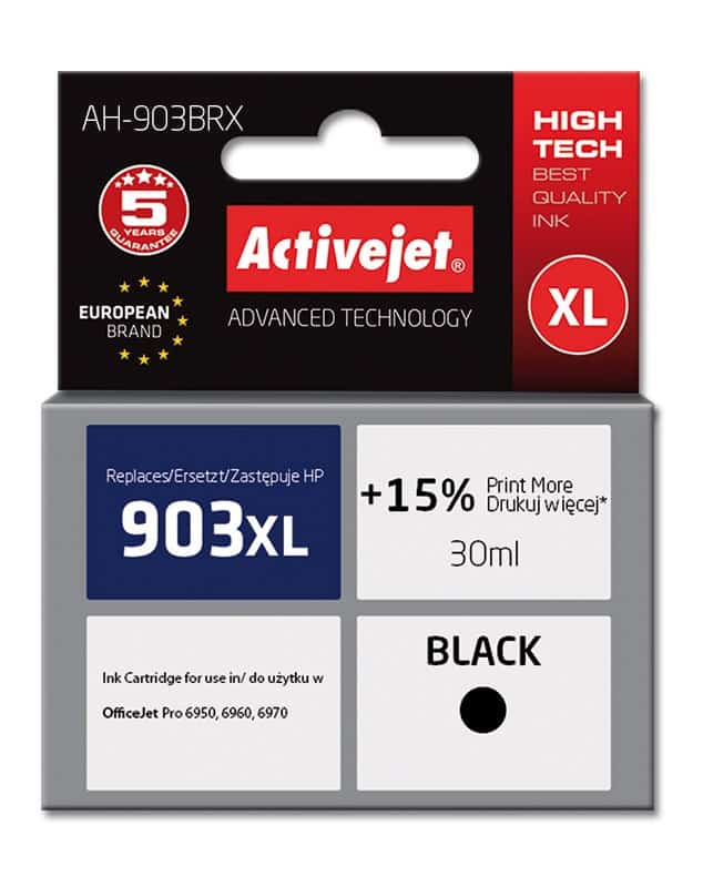 Activejet AH-903BRX Tusz 30ml czarny do HP