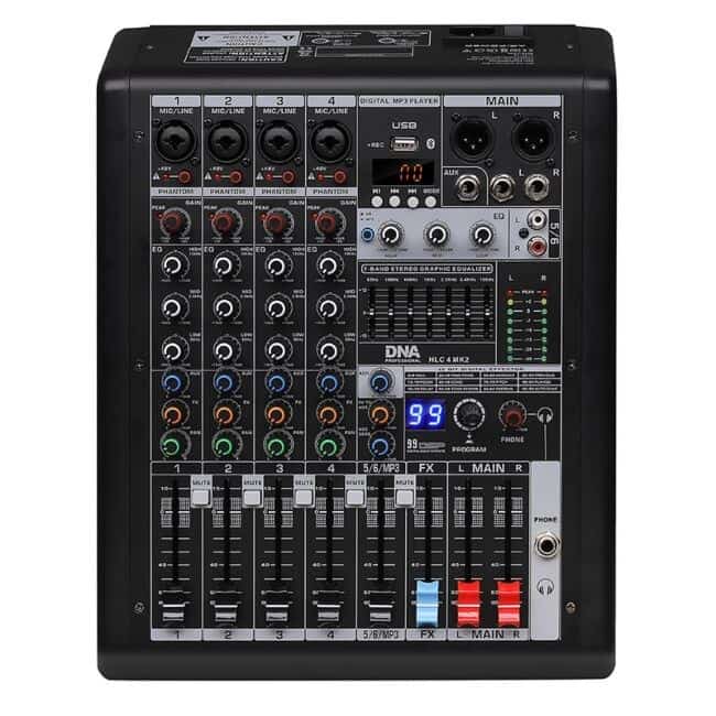 HLC 4 MK2 - Mikser analogowy z USB, Bluetooth