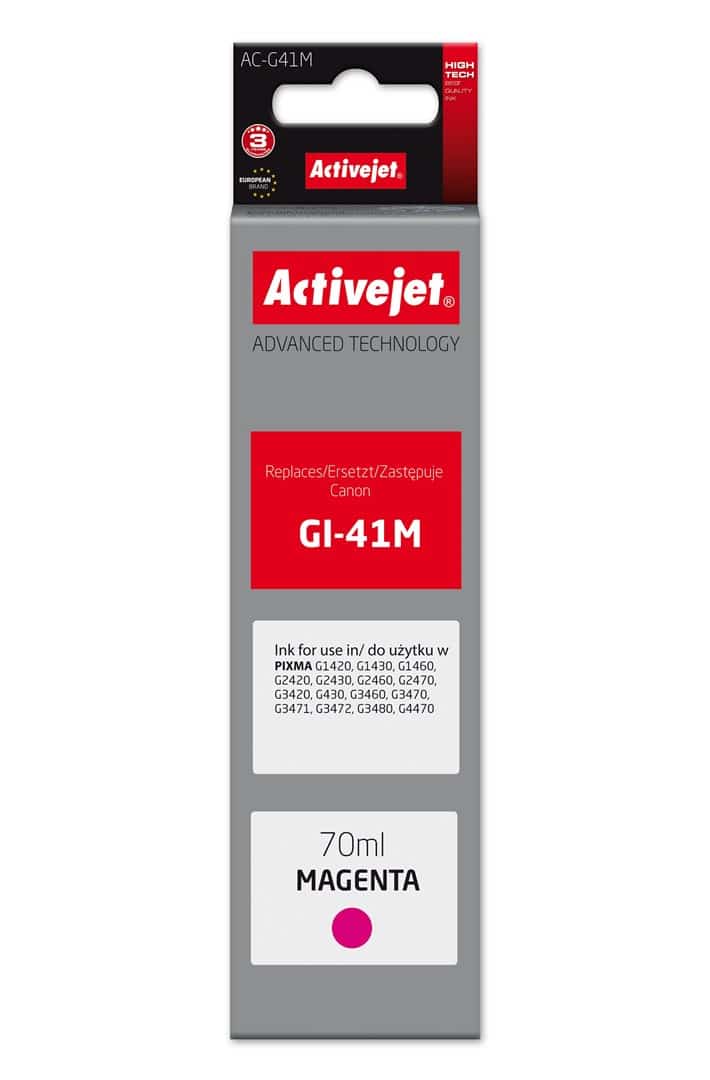 Buteleczka z tuszem Activejet AC-G41M (70 ml, czerwony)