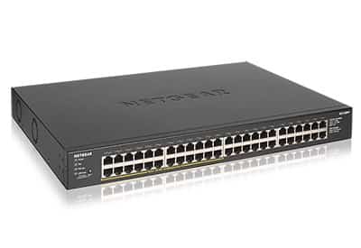 Switch Netgear GS348PP-100EUS 48p PoE 380W (PoE+: 24p) Unmanaged Gigabit