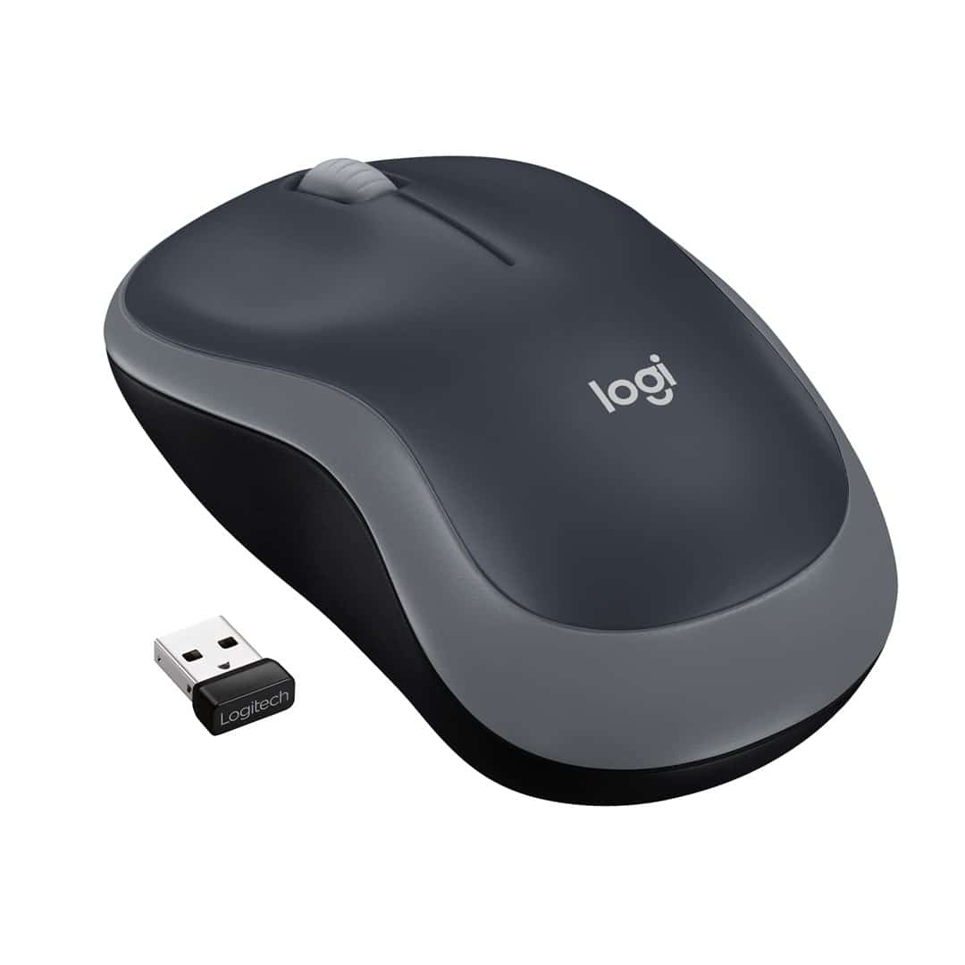 Mysz Logitech M185 - Szara, 1000 DPI