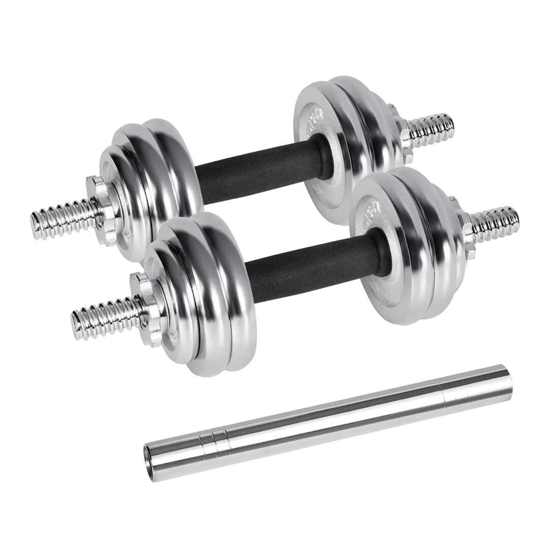REBEL ACTIVE Hantle Regulowane Chromowane 15 kg