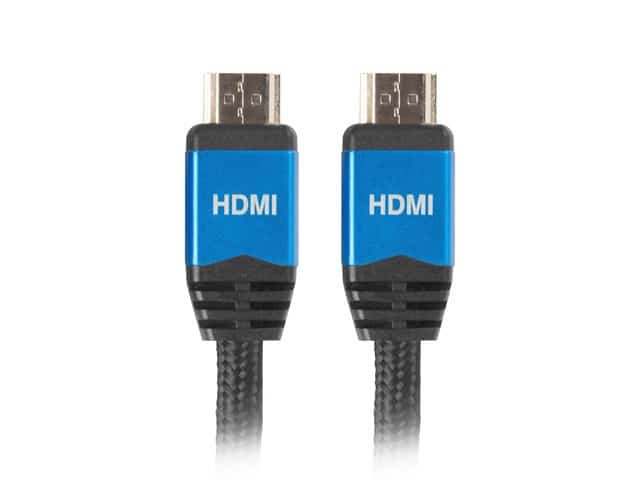 Kabel Lanberg Premium CA-HDMI-20CU-0010-BL, 1m, Czarny