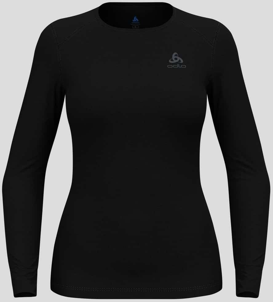 Koszulka termoaktywna damska z długim rękawem Odlo BL TOP Active Warm Eco rozmiar S, czarna