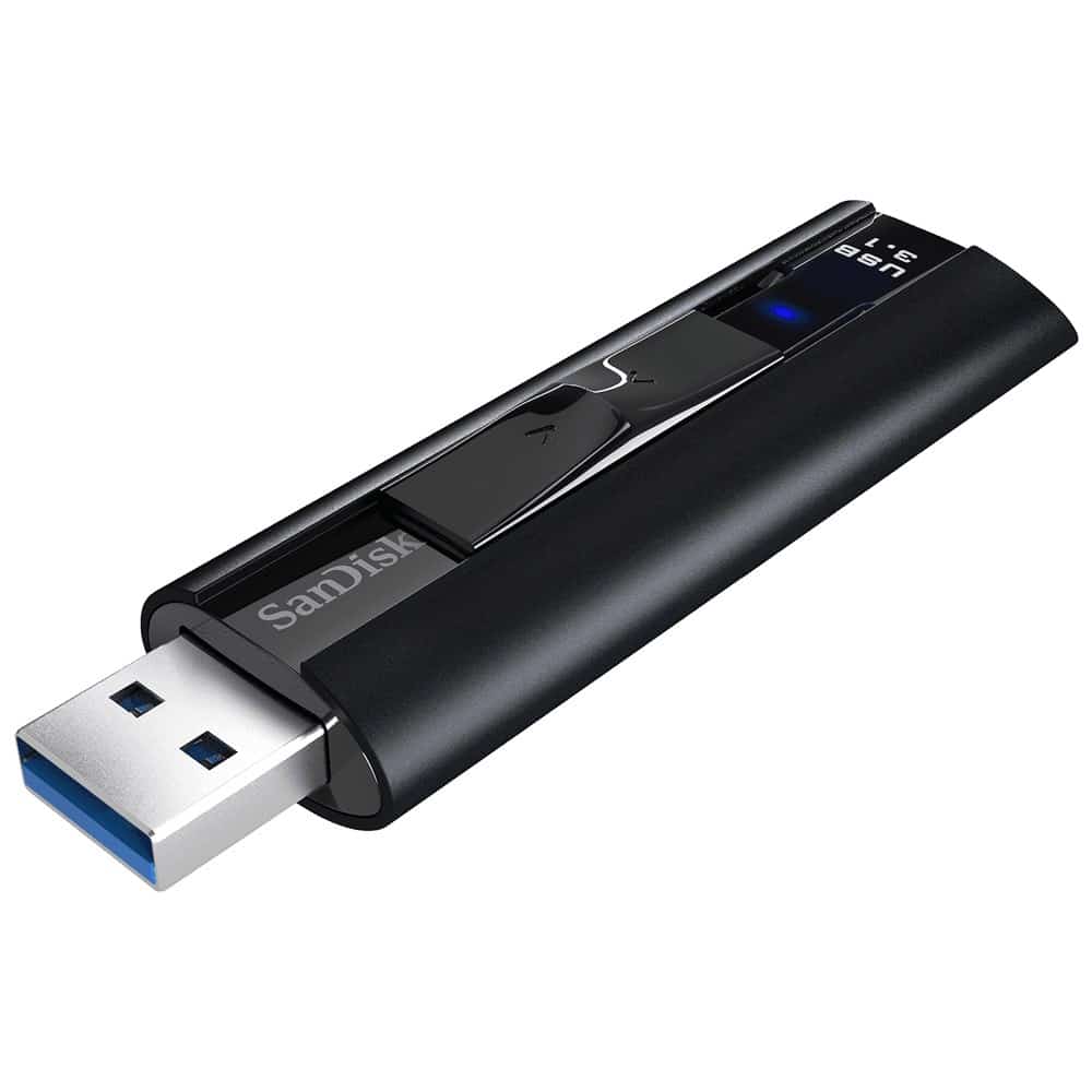 SANDISK EXTREME PRO 128GB USB 3.1 - Breloczek Aluminium