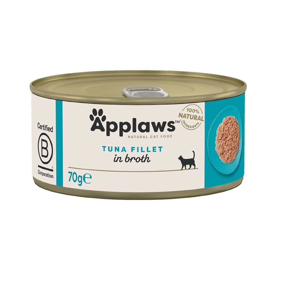 APPLAWS Natural Cat Food Filety z tuńczyka  - mokra karma dla kota - 70g