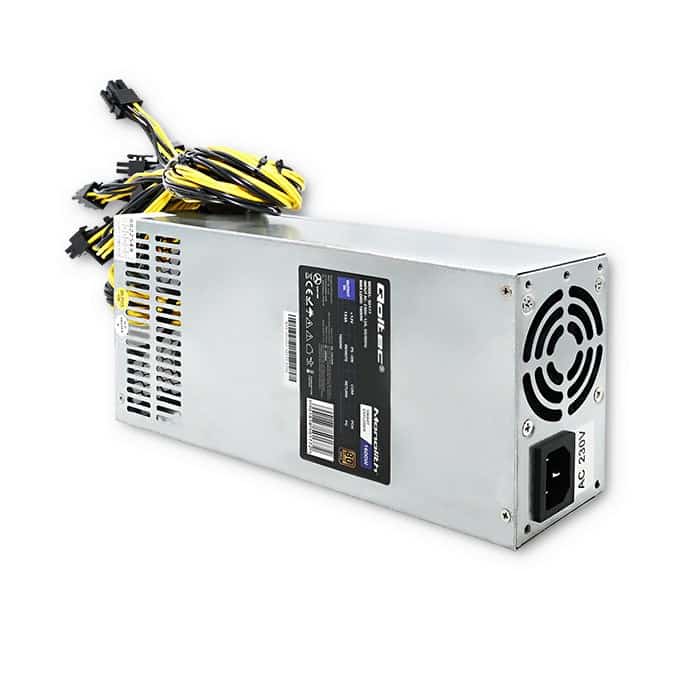QOLTEC ZASILACZ PCI-E SMART 1600W Srebrny