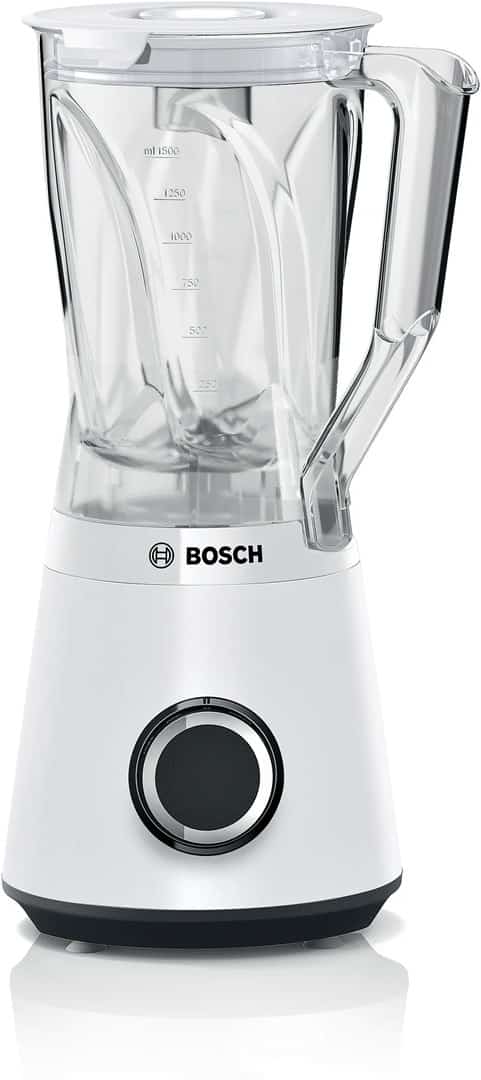 Blender kielichowy Bosch MMB6141W Serie 4 VitaPower (1200W; biały) (WYPRZEDAŻ)