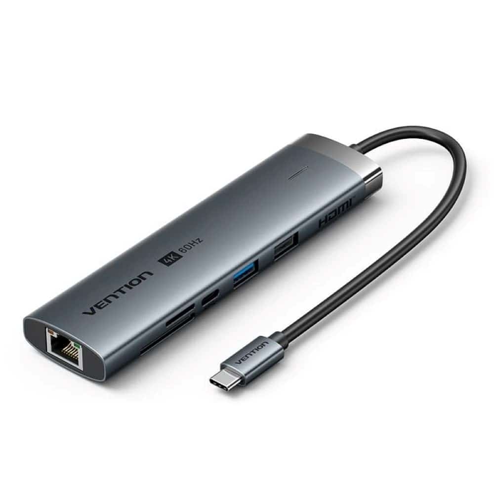 Stacja dokująca USB-C 8w1 Vention 4K 60Hz 100W PD