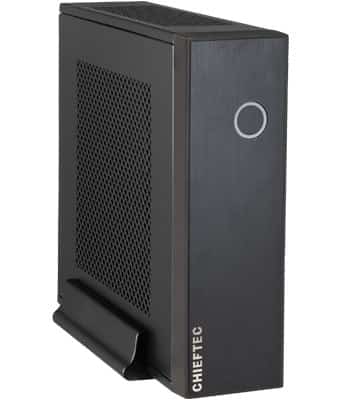 Obudowa Chieftec Compact IX-03B-OP, Mini Tower, Czarna