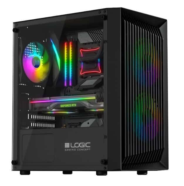 Obudowa Logic Atos ARGB Mini USB 3.0 Czarna