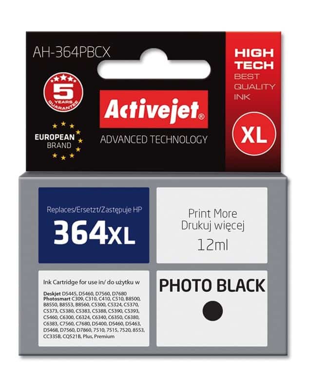 Activejet AH-364PBCX Tusz czarny 12ml