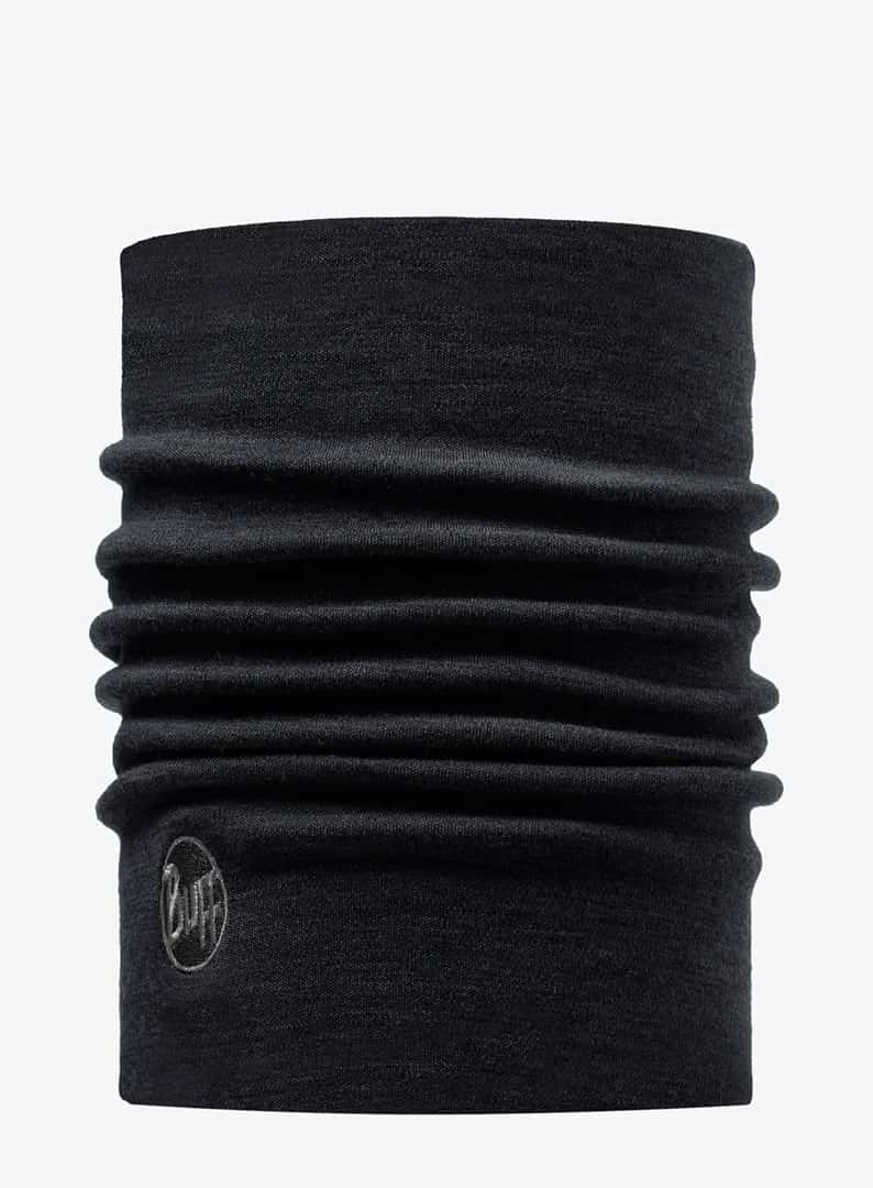 Chusta wielofunkcyjna Buff Merino Heavyweight, solid black