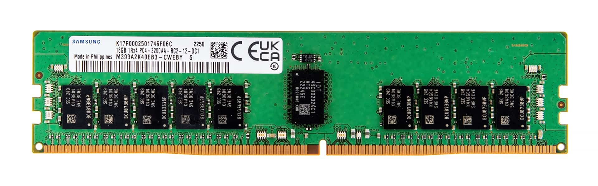 Samsung RDIMM 16GB DDR4 3200MHz ECC
