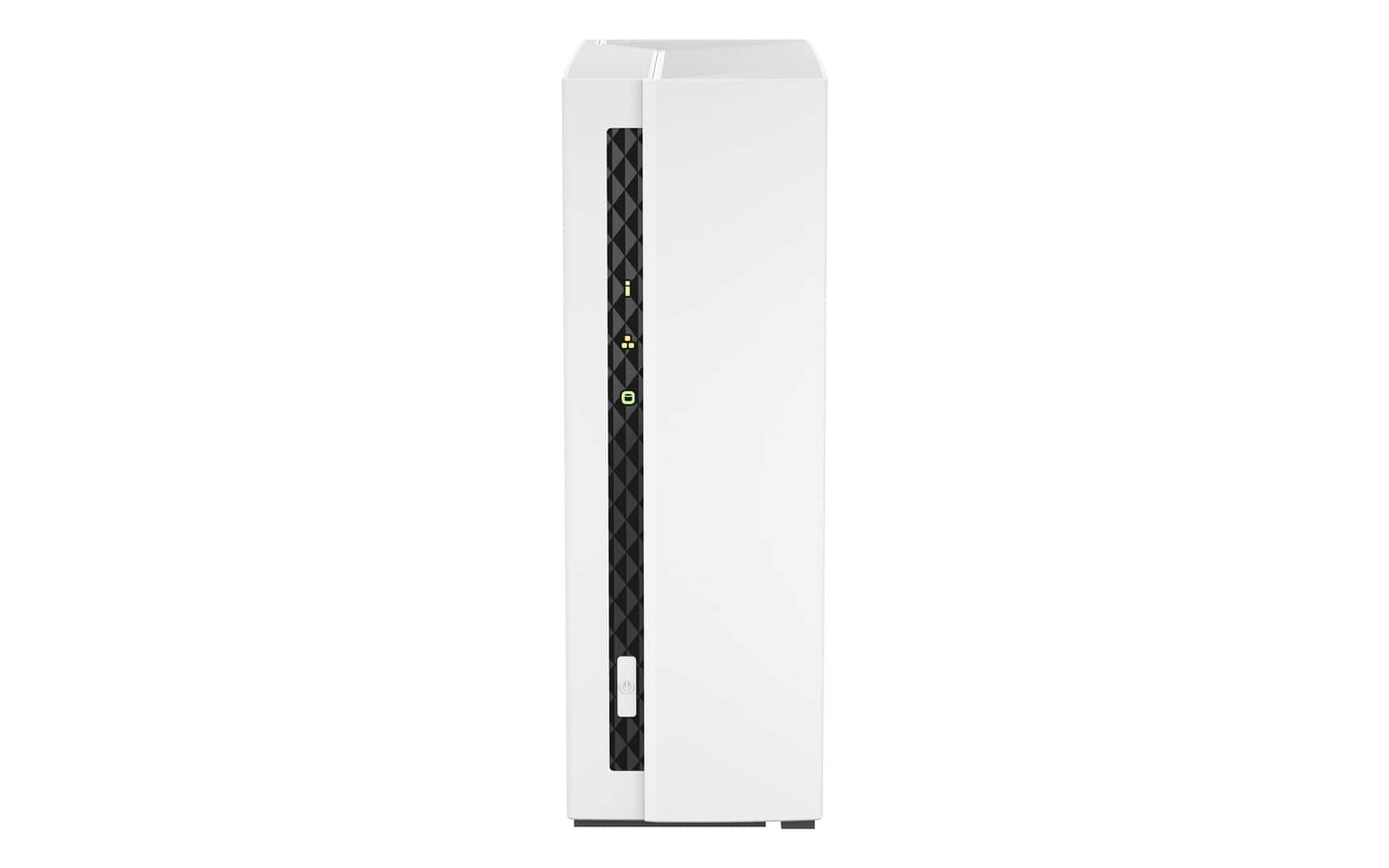 Qnap TS-133, Tower,  1 x 2.5"/3.5" SATA, ARM 1.8GHz Quad core, 2GB, 1 x 1GbE, External adapter (PSU)