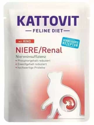KATTOVIT SASZ  NIERE/RENAL Wołowina 85g dla kota