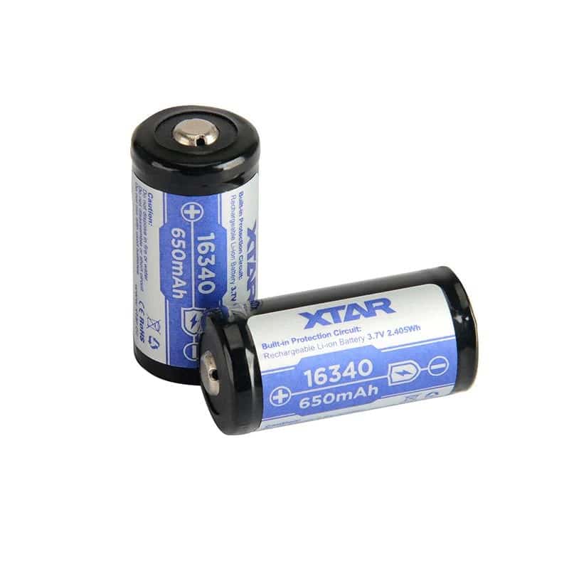 XTAR AKUMULATOR 16340/R-CR123 3,7V 650mAh