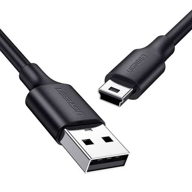 Ugreen kabel USB - mini USB 480 Mbps 3 m US132 (czarny)