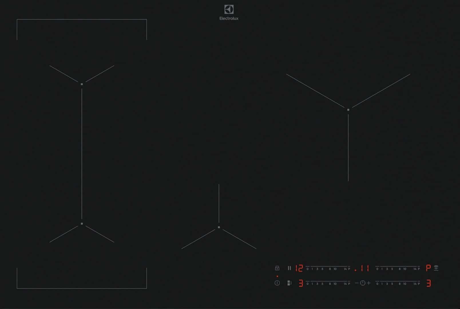 Płyta indukcyjna ELECTROLUX EIV83443CT SaphirMatt SE 78 cm matowa funkcja Bridge łączenie dwóch pól funkcja Hob2Hood łączenie płyty z okapem