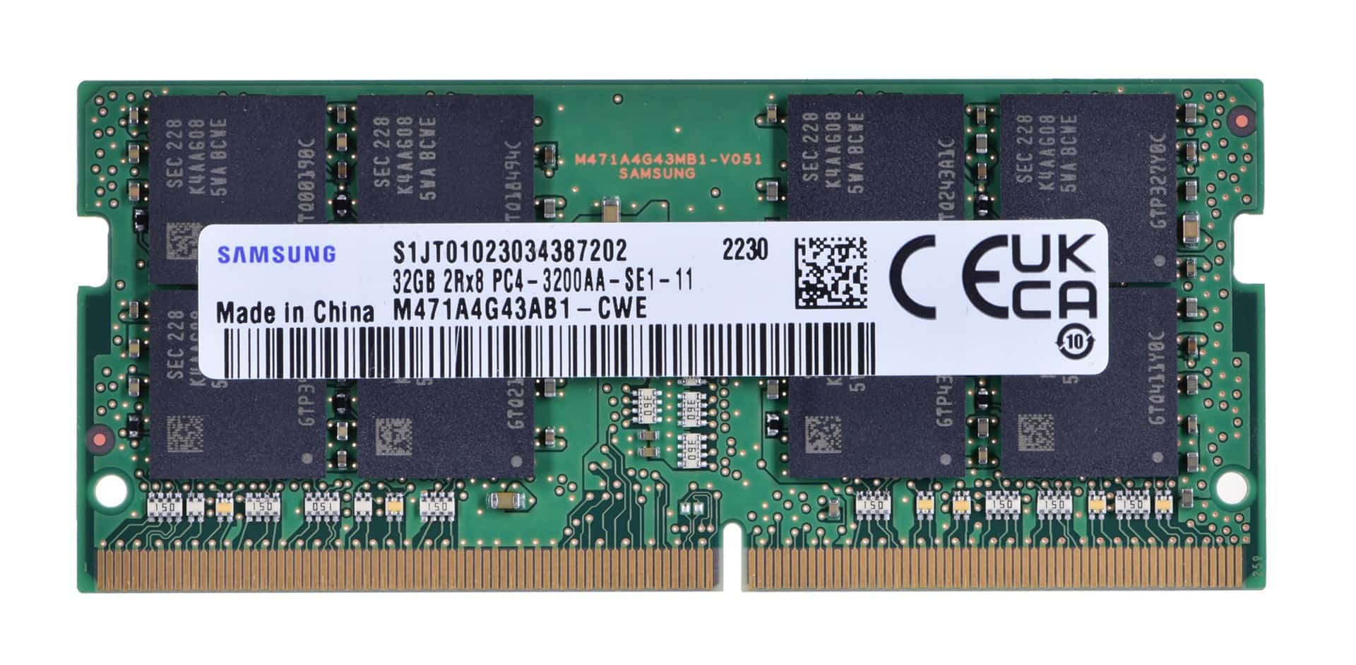 Samsung SO-DIMM 32GB DDR4 3200MHz