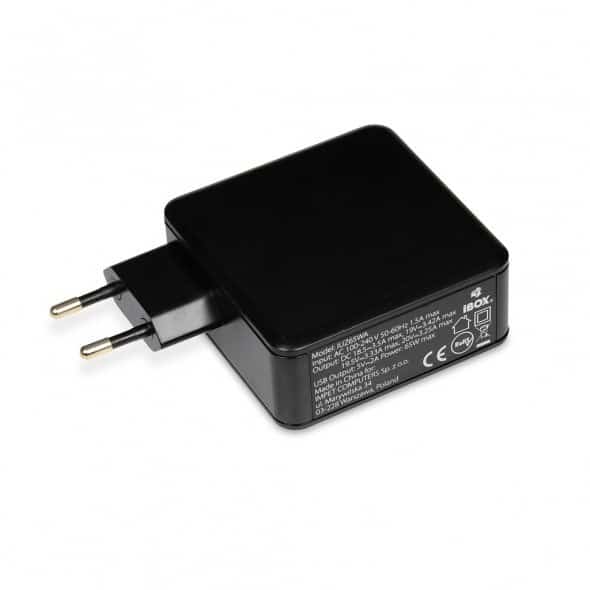 Zasilacz IBOX IUZ65WA (20,5V; 65W) do notebooka