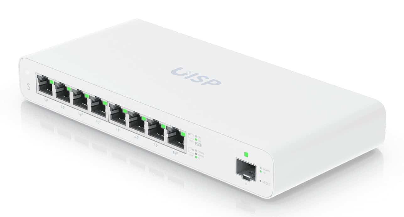 Switch Ubiquiti UISP 9p PoE 110W Managed