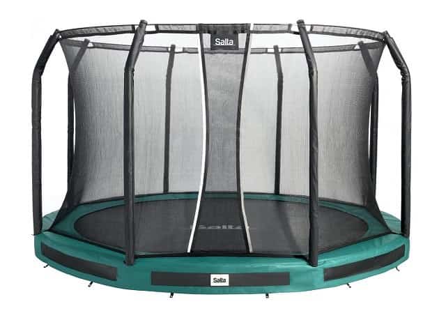 Trampolina Premium Ground Combo 251cm Zielona