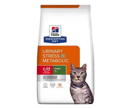 HILL'S PD FELINE  C/D URINARY STRES + METABOLIC 3 KG