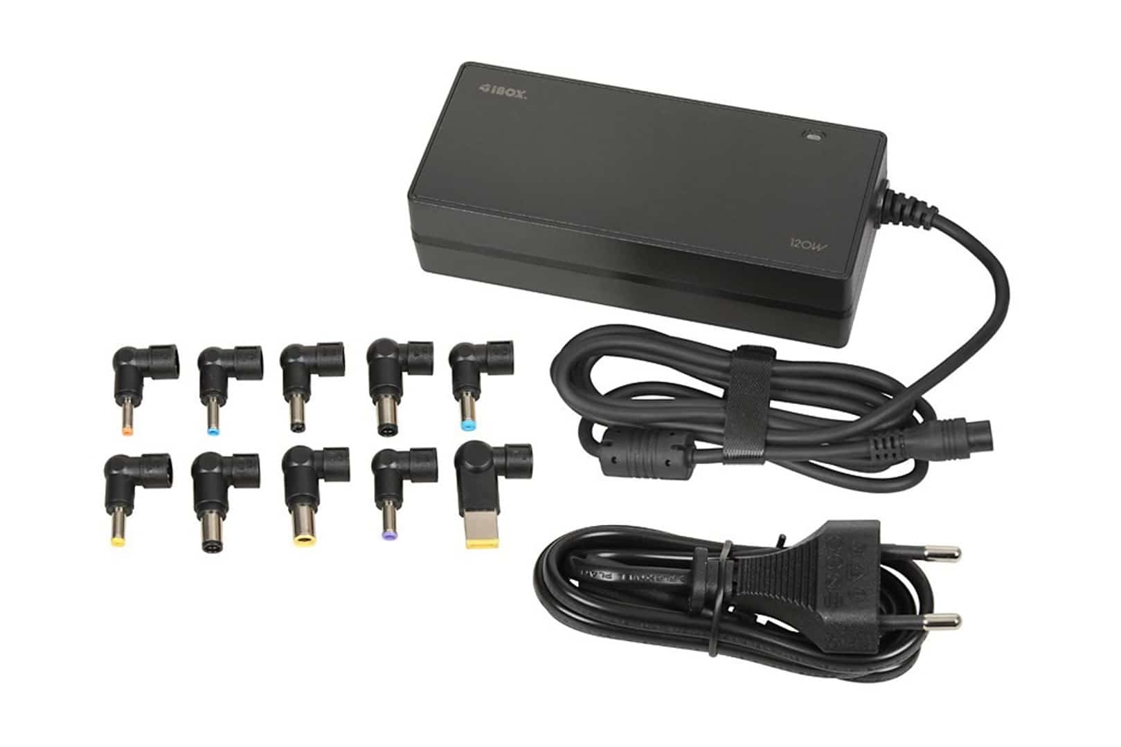 Zasilacz I-Box IUZ120WA, 120W, 10 Wtyczek